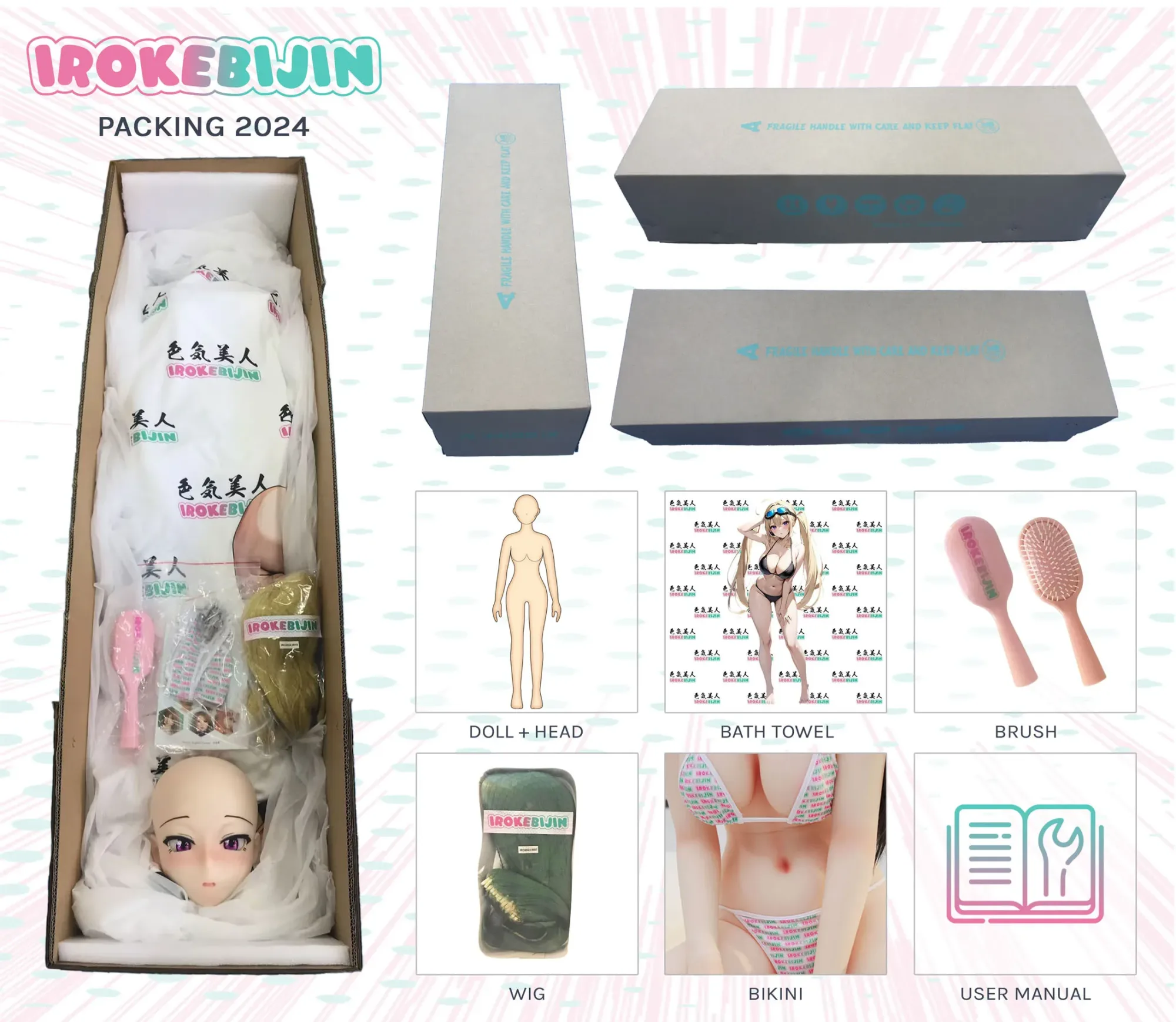 Irokebijin | Aiko -5ft 1/155cm Busty Anime-Style S-TPE Sex Doll view 5