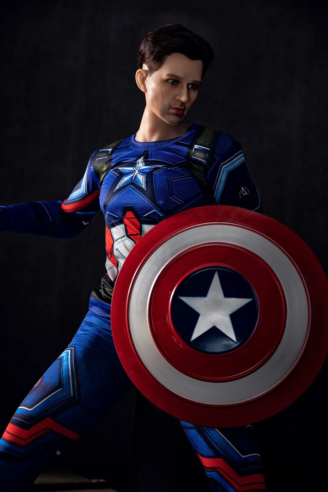 Mason - 5ft 3 (160cm) Enthusiastic America Captain Male Sex Doll view 2