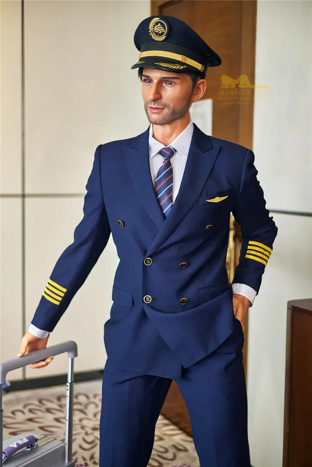 Irontech | George - 5ft9 (176cm) Pilot Silicone Male Sex Doll