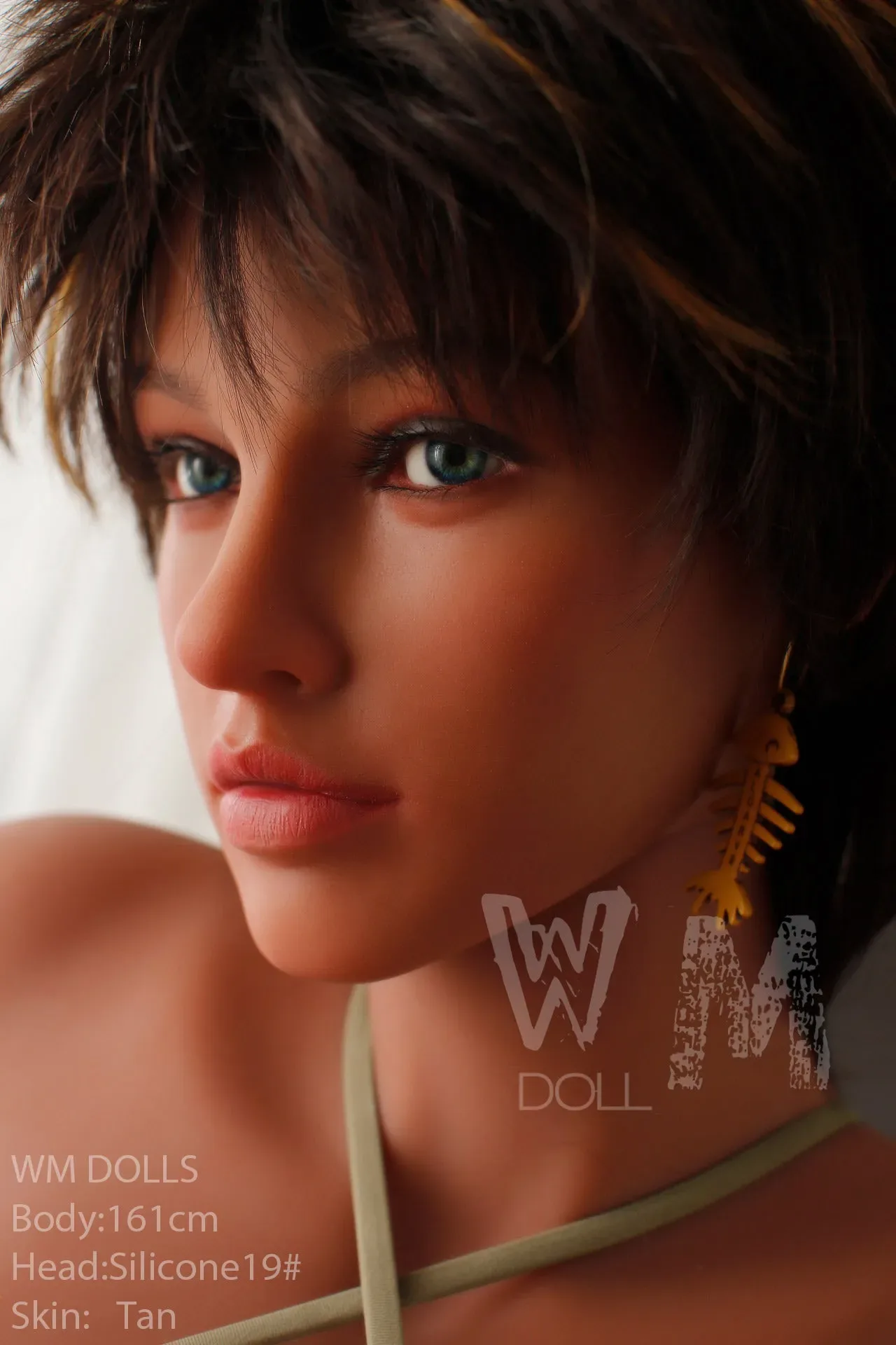 WM | Pixie  5ft3/161cm G Cup Short Hair TPE Sex Doll view 4