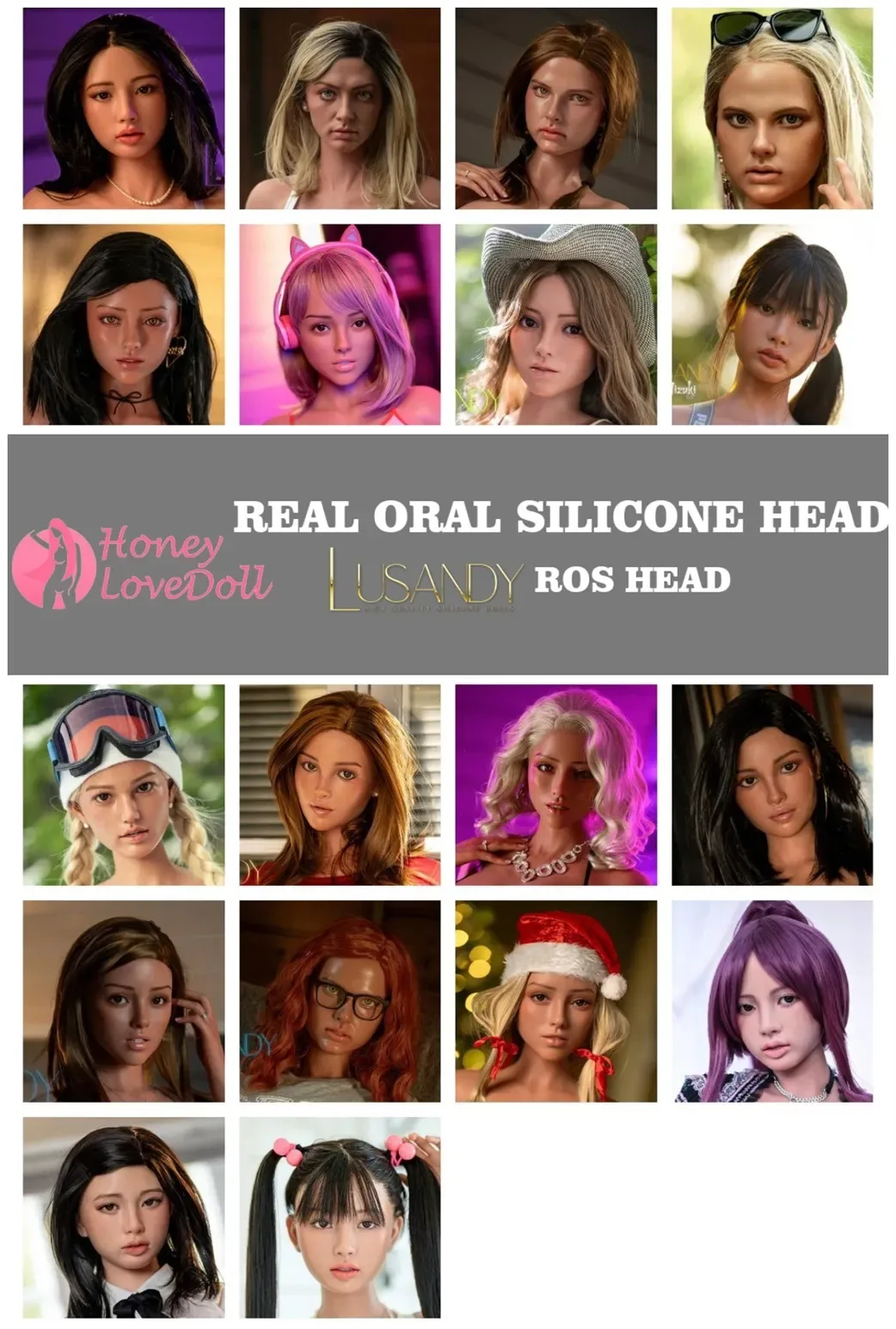 Lusandy Doll | Silicone Head (Extra Doll Heads) view 1