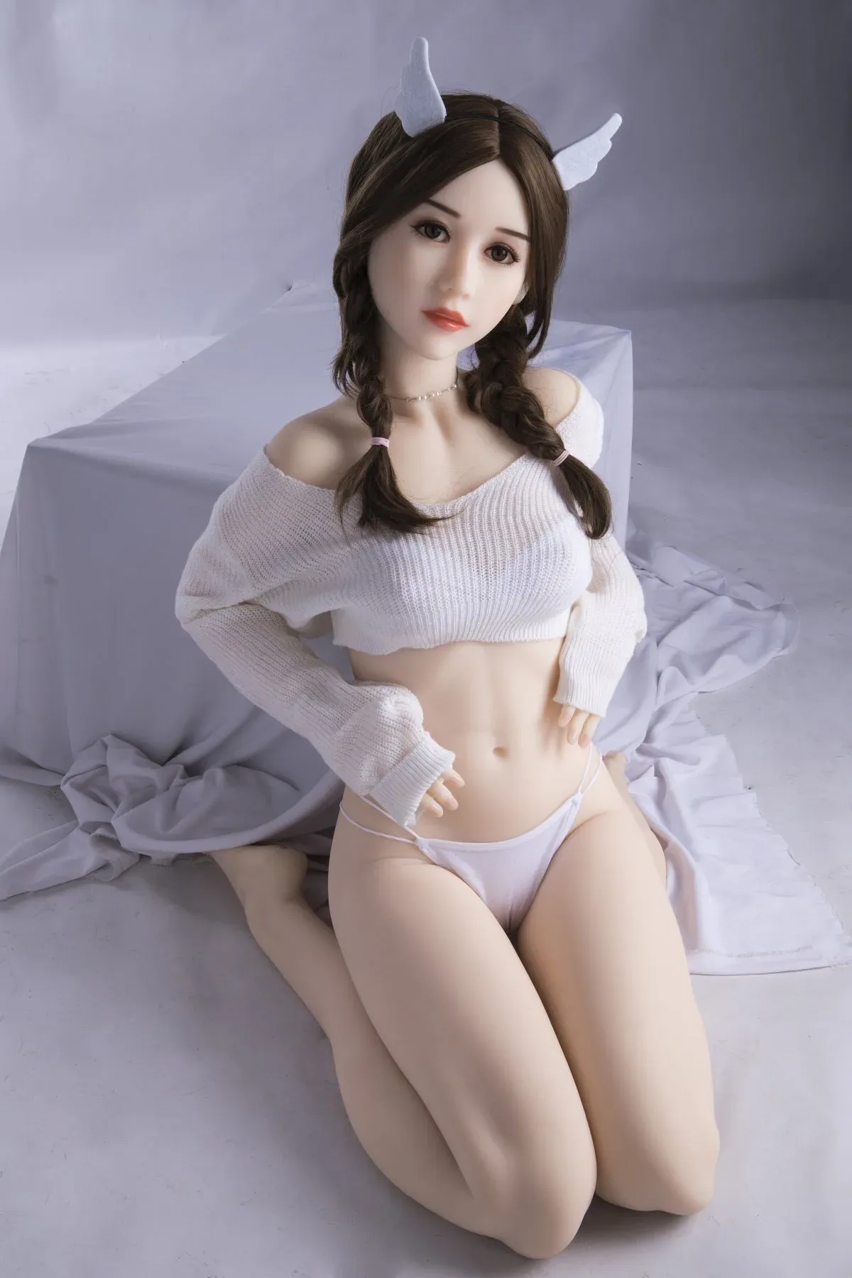 Cloud - 4ft 7(140cm) Ultra Realistic Sex Doll With Blonde Twist Braids